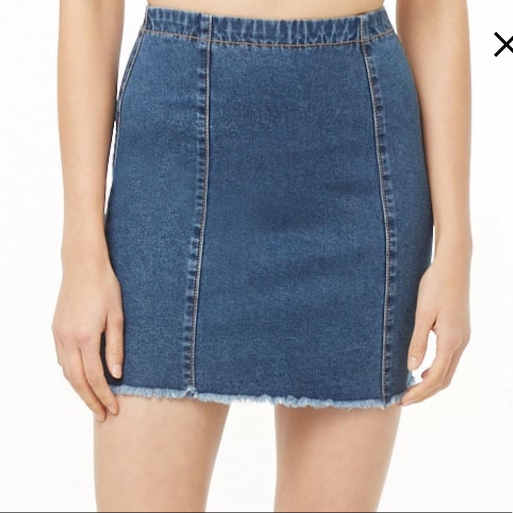 Medium wash denim skirt | Forever 21
